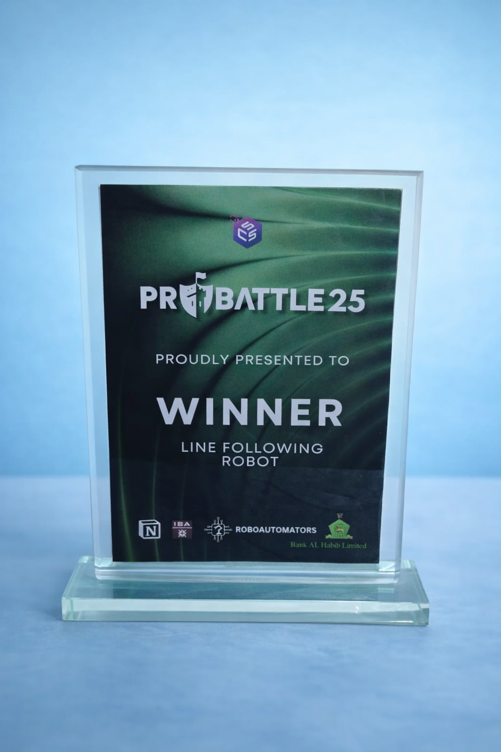 PROBATTLE 25 – Winner (Line Following Robot)